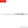 Caran d'Ache 849 Metal White Ballpoint Pen 849.001