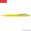 Caran d'Ache 849 Metal Fluorescent Yellow Ballpoint Pen 849.470