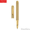 Caran d'Ache Ecridor Chevron Gold-plated Fountain Pen Medium 958.208