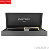 Caran d'Ache Leman V2 Ebony Black Gold-Plate Trim Rollerball Pen 4779.282