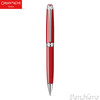 Caran d'Ache Leman V2 Scarlet Red Silver-Plate Trim Ballpoint Pen 4789.770