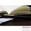 Esterbrook Estie Ebony Black Oversize Gold Plate Trim Fountain Pen Fine E176-F