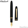 Esterbrook Estie Ebony Black Gold Plate Trim Fountain Pen Extra Fine