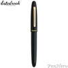 Esterbrook Estie Ebony Black Gold Plate Trim Fountain Pen Medium
