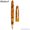 Esterbrook Estie Honeycomb Gold Plate Trim Rollerball Pen E427