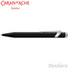Caran d'Ache 849 Metal Black Rollerball Pen 846.509, with Metal Slimpack