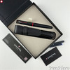 Sheaffer Icon Matte Black Lacquer Fountain Pen Medium with FREE Leather Pen Case