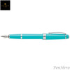 Cross Bailey Light Polished Teal Resin Fountain Pen Fine AT0746-6FS
