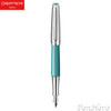 Caran d'Ache Leman V2 Bicolor Turquoise Fountain Pen Broad 4799.181