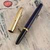 Aurora Duo Cart Dark Blue Fountain Pen Medium Nib DC57-DBM