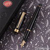 Aurora Ipsilon Black Fountain Pen Fine Nib B11-N-F