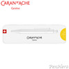 Caran d'Ache 849 COLORMAT-X Yellow Ballpoint Pen 849.743, with holder