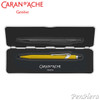 Caran d'Ache 849 COLORMAT-X Yellow Ballpoint Pen 849.743, with holder