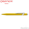 Caran d'Ache 849 COLORMAT-X Yellow Ballpoint Pen 849.743, with holder