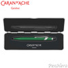 Caran d'Ache 849 COLORMAT-X Green Ballpoint Pen 849.734, with holder