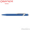 Caran d'Ache 849 COLORMAT-X Blue Ballpoint Pen 849.635, with holder