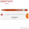 Caran d'Ache 849 COLORMAT-X Orange Ballpoint Pen 849.776, with holder