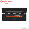 Caran d'Ache 849 COLORMAT-X Orange Ballpoint Pen 849.776, with holder