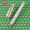 Aurora Ipsilon Winter White Fountain Pen Medium Nib B11-PW-M