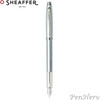 Sheaffer 100 Brushed Chrome Fountain Pen Medium