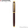 Sheaffer 100 Coffee Brown Fountain Pen With PVD Gold-Tone Trim Fine