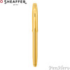 Sheaffer 100 Glossy PVD Gold-Tone Fountain Pen Fine