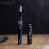Esterbrook Model J Capri Blue Gold Plate Trim Fountain Pen Fine EBJBLUE-F