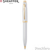 Sheaffer 100 Bright Chrome G/T Ballpoint Pen
