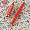Aurora Ipsilon Autumn Orange Fountain Pen Extra Fine Nib B11-DO-EF