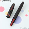 Sheaffer Icon Matte Black Lacquer Fountain Pen Fine with FREE Leather Pen Case