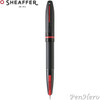 Sheaffer Icon Matte Black Lacquer Fountain Pen Fine with FREE Leather Pen Case
