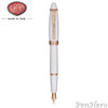 Aurora Ipsilon Winter White Fountain Pen Extra Fine Nib