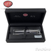 Aurora Ipsilon Quadra Sterling Silver Fountain Pen Medium Nib