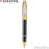 Sheaffer Legacy Glossy Black and Chrome Rollerball Pen with FREE Leather Pouch