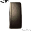Aston Leather Collector's 40-Pen Case Black