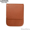 Aston Leather Pen Case with Five Slots Tan
