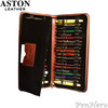 Aston Leather Collector's 40-Pen Case Cognac