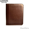 Aston Leather Collector's 20-Pen Case Brown