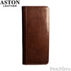 Aston Leather Collector's 40-Pen Case Brown