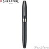 Sheaffer Legacy Chevron Black Fountain Pen Medium with FREE Leather Pouch