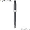 Sheaffer Legacy Chevron Black Fountain Pen Medium with FREE Leather Pouch