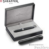 Sheaffer Legacy Chevron Black Fountain Pen Medium with FREE Leather Pouch