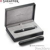 Sheaffer Legacy Chevron Black Fountain Pen Fine with FREE Leather Pouch
