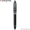 Sheaffer Balance III Black with Chrome Plated Trim Piston-Fill Fountain Pen Extra Fine