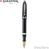 Sheaffer Balance III Black with Chrome Plated Trim Piston-Fill Fountain Pen Extra Fine