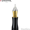 Sheaffer Balance III Black with Chrome Plated Trim Piston-Fill Fountain Pen Medium
