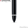Sheaffer Balance III Black with Chrome Plated Trim Piston-Fill Fountain Pen Broad