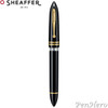 Sheaffer Balance III Black with Gold Plated Trim Piston-Fill Fountain Pen Extra Fine