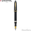 Sheaffer Balance III Black with Gold Plated Trim Piston-Fill Fountain Pen Fine