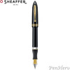 Sheaffer Balance III Black with Gold Plated Trim Piston-Fill Fountain Pen Medium